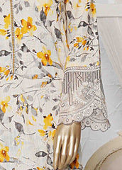 WKE-0118- 3 Piece Khaddar Emboidered Stitched Suit