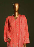 WKE-0122 S-3 Piece Khaddar Embroidered Stitched Suit
