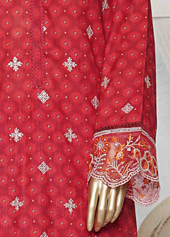Bin Saeed Fabric - WKE-0128- 3 Piece Khaddar Emboidered Stitched Suit