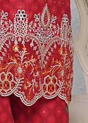 WKE-0128- 3 Piece Khaddar Emboidered Stitched Suit