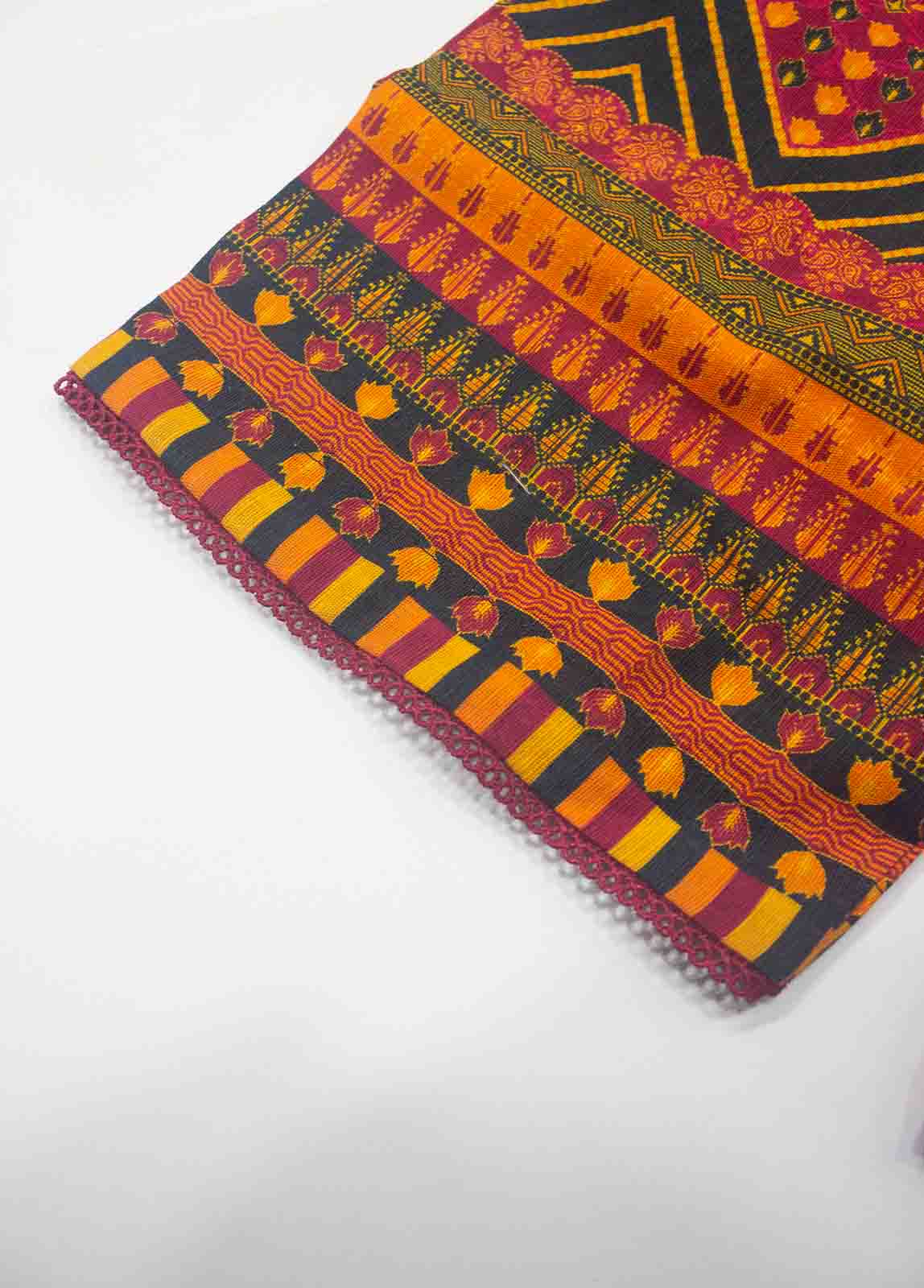 Bin Saeed Fabric - WKE-0142-3 Piece Khaddar Embroidered Suit