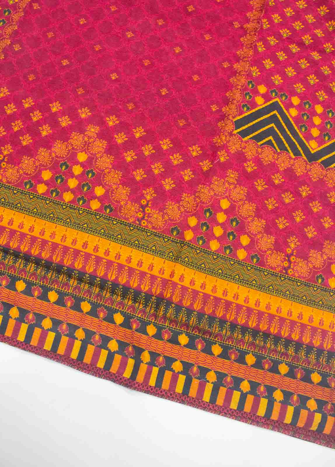 Bin Saeed Fabric - WKE-0142-3 Piece Khaddar Embroidered Suit