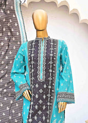 WKE-0146-3 Piece Khaddar Embroidered collection