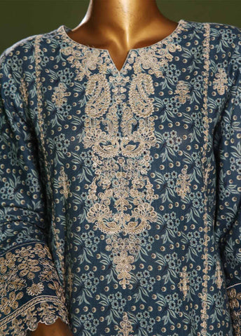 Bin Saeed Fabric - WKE-016 S-3 Piece Khaddar Embroidered Stitched Suit