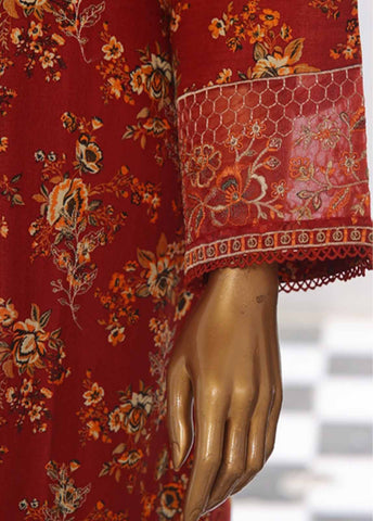 Bin Saeed Fabric - WKE-019 -3 Piece Khaddar Chikankari Stitched Suit