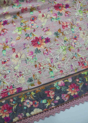 Bin Saeed Fabric - WKE-028 A-3 Piece Khaddar Embroidered Suit