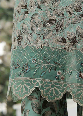 Bin Saeed Fabric - WKE-029 A-3 Piece Khaddar Chikankari Stitched Suit