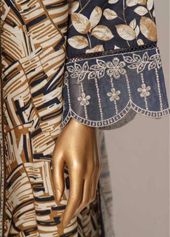 Bin Saeed Fabric - WKE-030 M-3 Piece Khaddar Embroidered Stitched Suit