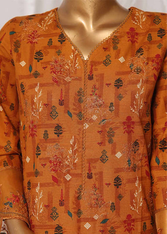 Bin Saeed Fabric - WKE-032 M-3 Piece Khaddar Embroidered Stitched Suit