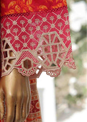 WKE-040 A -3 Piece Khaddar Chikankari Stitched Suit