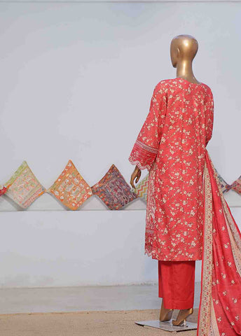 Bin Saeed Fabric - WKE-043 C -3 Piece Khaddar Embroidered Stitched Suit