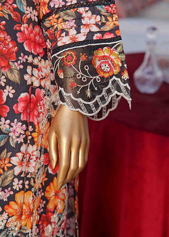 Bin Saeed Fabric - WKE-047 C -3 Piece Khaddar Embroidered Stitched Suit