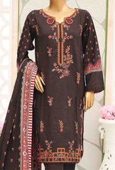 WKE-052-3 Piece Khaddar Embroidered Suit