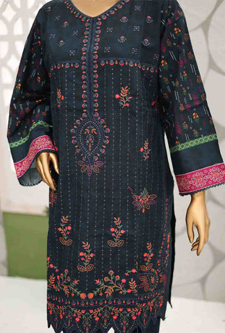 Bin Saeed Fabric - WKE-054-3 Piece Khaddar Embroidered Suit