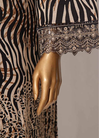 Bin Saeed Fabric - WKE-061 M-3 Piece Khaddar Embroidered Stitched Suit