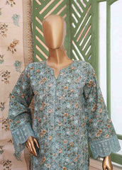 WKE-064 A -3 Piece Khaddar Chikankari Stitched Suit