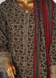 WKE-065 -3 Piece Khaddar Chikankari Stitched Suit