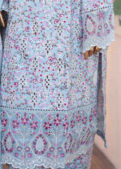 WKE-066 A -3 Piece Khaddar Chikankari Stitched Suit