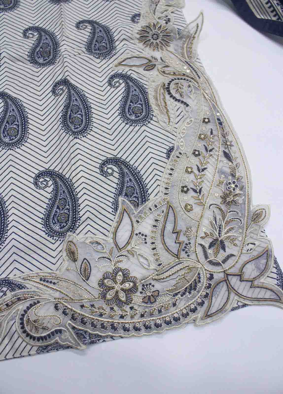 Bin Saeed Fabric - WKE-076 B-3 Piece Khaddar Embroidered Stitched Suit