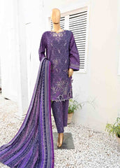 WKE-079-3 Piece Khaddar Embroidered collection
