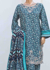 WKE-084-3 Piece Khaddar Embroidered collection
