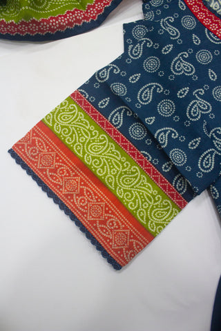 Bin Saeed Fabric - WKF-006-3 Piece Khaddar Printed Suit