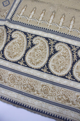 Bin Saeed Fabric - WKF-0140-3 Piece Khaddar Printed Suit