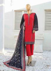 WKF-015-3 Piece Khaddar Printed
