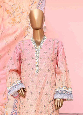 Bin Saeed Fabric - WKF-035-3 Piece Khaddar Printed