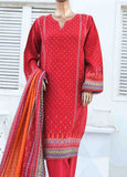 WKF-042-3 Piece Khaddar Printed