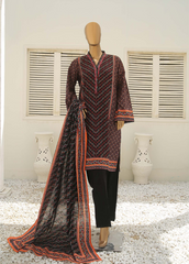 WKF-048-3 Piece Khaddar Printed