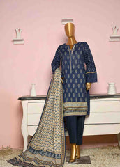 WKF-059-3 Piece Khaddar Printed collection