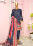 WKF-069-3 Piece Khaddar Printed collection