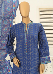 WKF-073-3 Piece Khaddar Printed