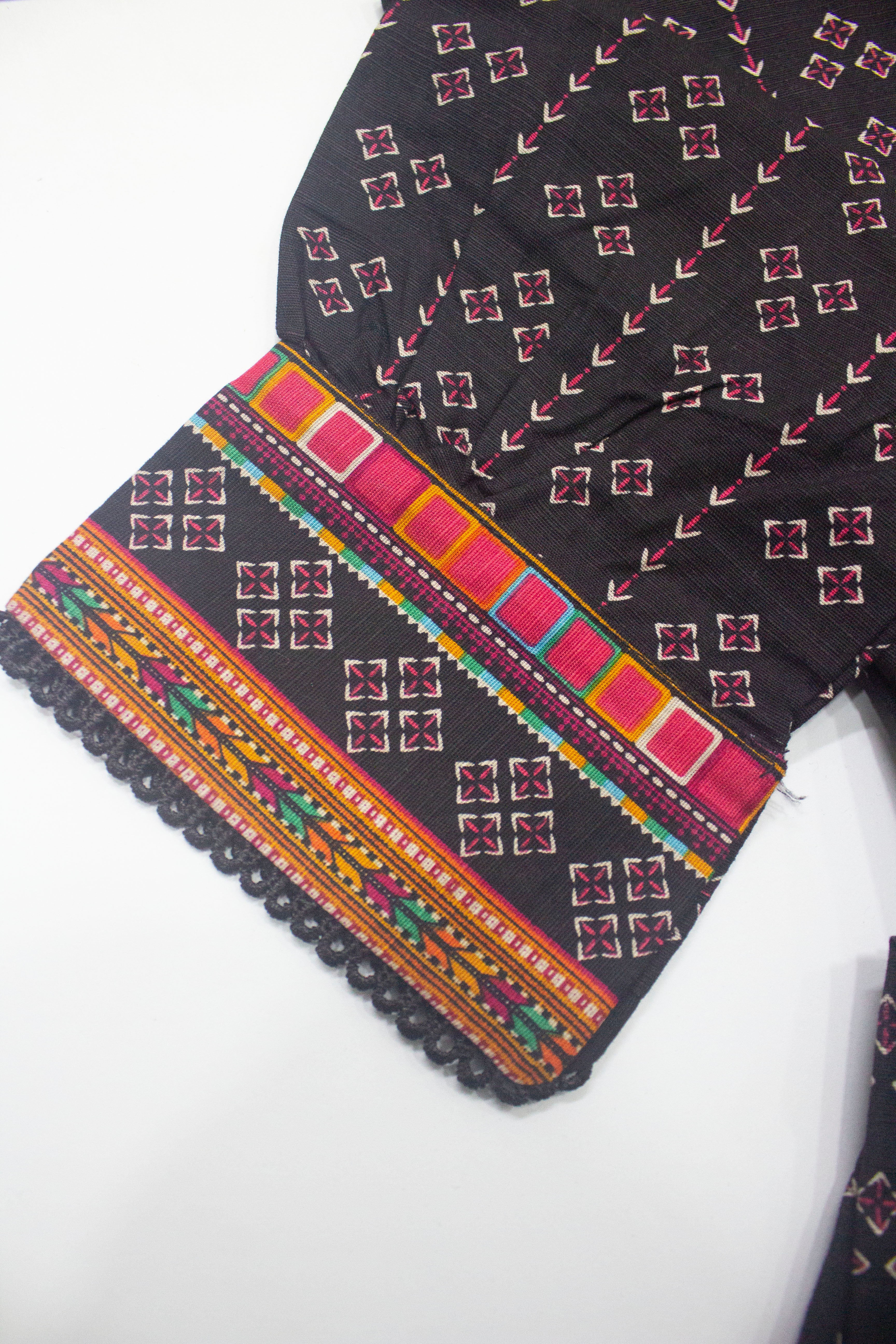 Bin Saeed Fabric - WKF-074-3 Piece Khaddar Printed Suit