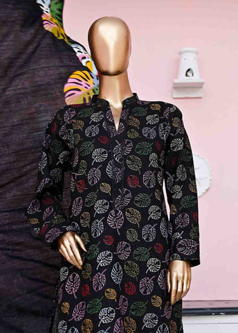Bin Saeed Fabric - WKF-082-3 Piece Khaddar Printed collection