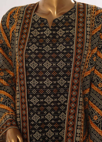 Bin Saeed Fabric - WKJ-0101- 2 Piece Printed Stitched Coat Style Co-ords