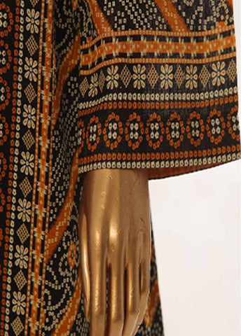 Bin Saeed Fabric - WKJ-0101- 2 Piece Printed Stitched Coat Style Co-ords