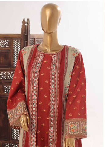 Bin Saeed Fabric - WKJ-0126- 2 Piece Printed Stitched Coat Style Co-ords