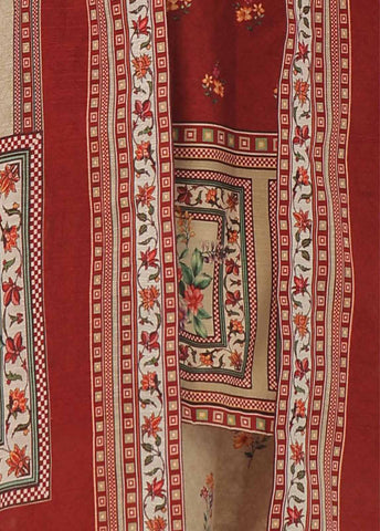 Bin Saeed Fabric - WKJ-0126- 2 Piece Printed Stitched Coat Style Co-ords