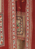 WKJ-0126- 2 Piece Printed Stitched Coat Style Co-ords