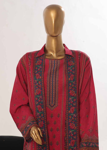 Bin Saeed Fabric - WKJ-0127- 2 Piece Printed Stitched Coat Style Co-ords