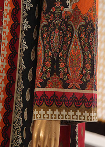 Bin Saeed Fabric - WKJ-0131- 2 Piece Printed Stitched Coat Style Co-ords