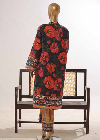 Bin Saeed Fabric - WKJ-0132- 2 Piece Printed Stitched Coat Style Co-ords