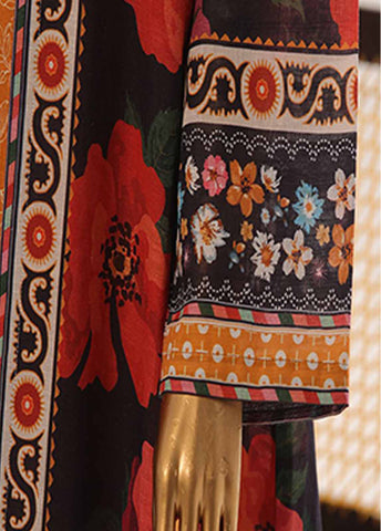 Bin Saeed Fabric - WKJ-0132- 2 Piece Printed Stitched Coat Style Co-ords