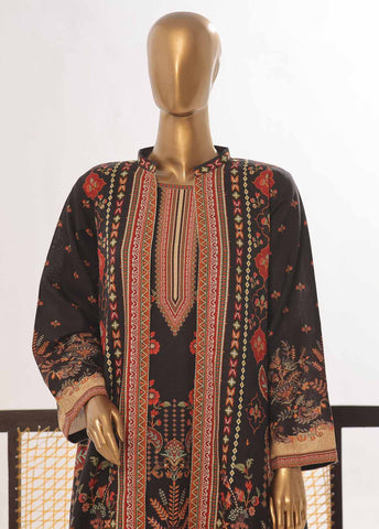 Bin Saeed Fabric - WKJ-0133- 2 Piece Printed Stitched Coat Style Co-ords