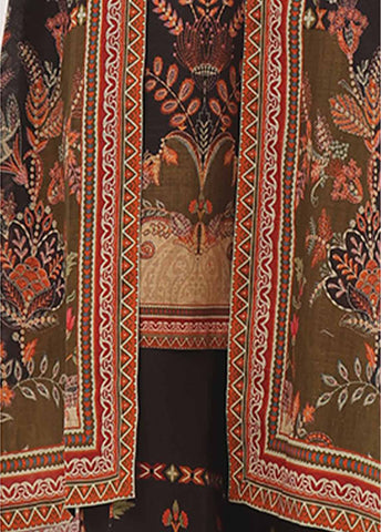 Bin Saeed Fabric - WKJ-0133- 2 Piece Printed Stitched Coat Style Co-ords