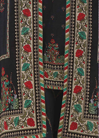 Bin Saeed Fabric - WKJ-0135- 2 Piece Printed Stitched Coat Style Co-ords