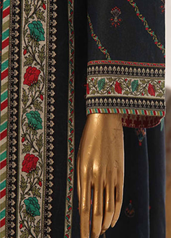 Bin Saeed Fabric - WKJ-0135- 2 Piece Printed Stitched Coat Style Co-ords