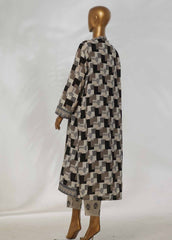 WKJT-0104- 2 Piece Printed Stitched Coat Style Co-ords